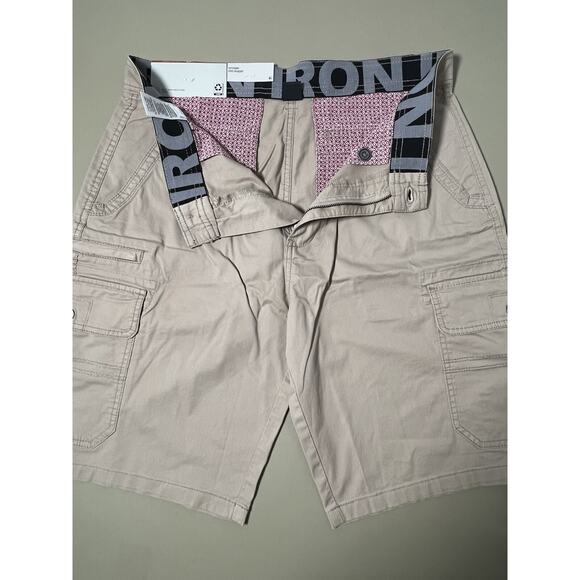 Iron Co. Stretch Cargo Short Men’s Size 34 Vintage Wheat - Picture 4 of 10